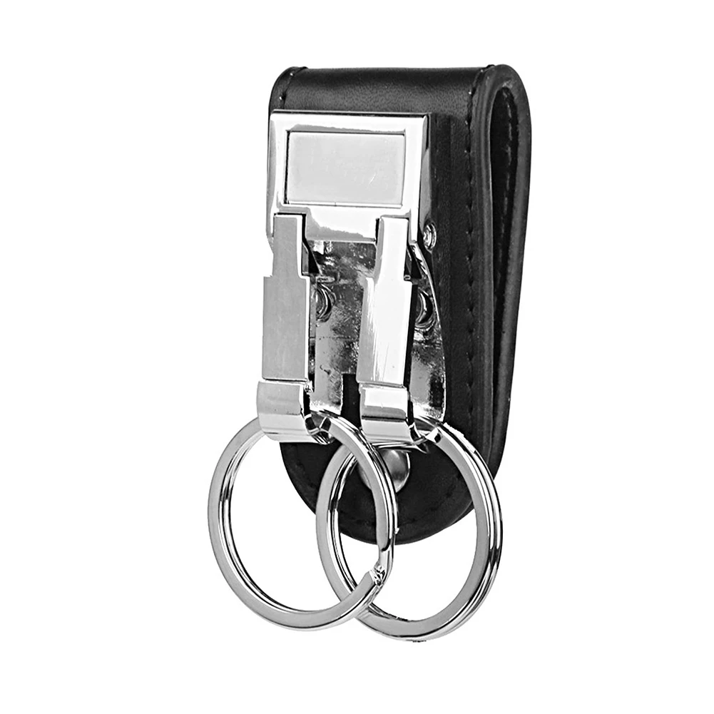 

Double Dermis Keychain 2 Loop Book Leather Belt or Buckle Clip Key Chain Key Ring Holder Keychain