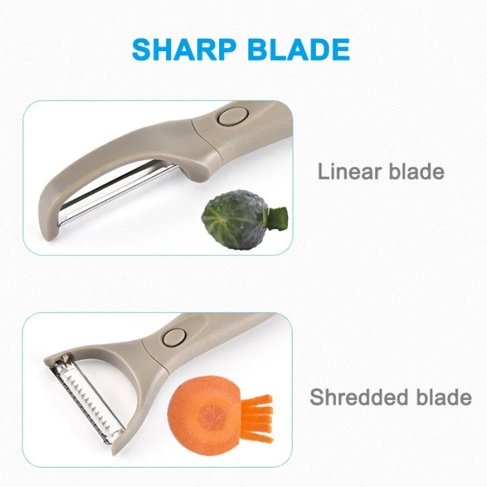 Multifunctional Kitchen Gadgets Set Cutter Peeler Chopping Board with Cover JS22