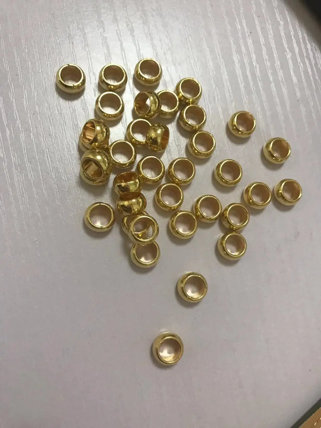 gold round Браслет пряжка пластиковая сталь четыре кнопки файл мешок одноразовые две кнопки безопасности брошь застежка замок стоп браслет - Цвет: gold round