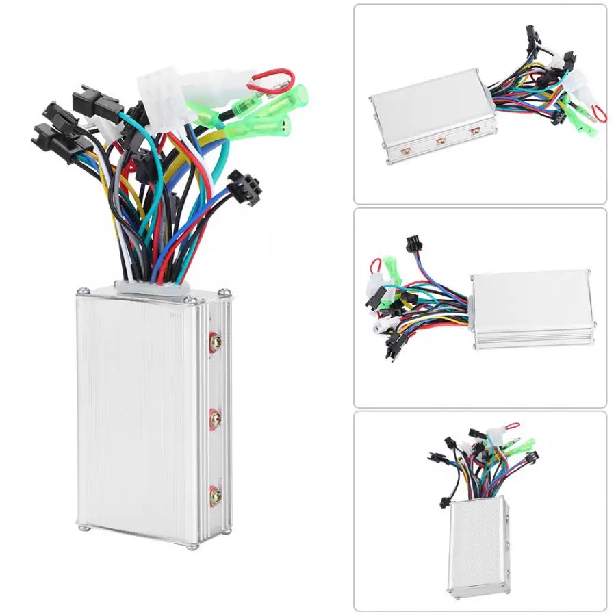 Electric Bike Parts Electric Bike Controller Electric Scooter Controller Electric Bike Display Electric Scooter Switch Electric Bike Switch 24V/36V/48V/60V 250W/350W Electric Bike Controller Switch LCD Display Control Panel For E-bike Scooter Replacement Prats
