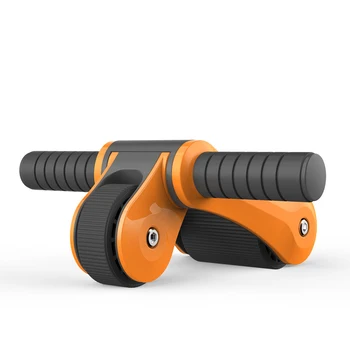 

New Folding Abdominal Wheel Fitness Workout Bodybuilding No Noise Double Wheel Roller ABS Crossfit Muscles Gym Exercise Hot
