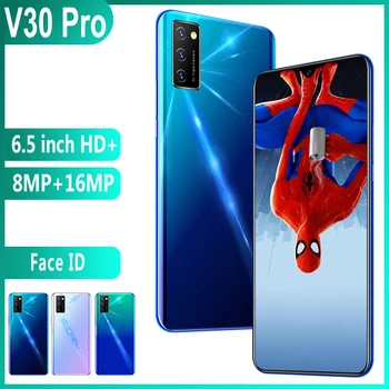 

Smart Phone 6.5 Inch 8-Core 256GB Free Shipping 3800mAh Android Smart Phone Unlock Cheap Phones Student Mobile Phone