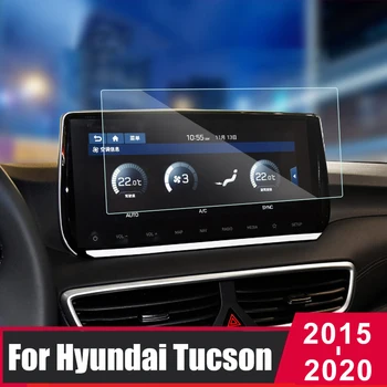 

For Hyundai Tucson 2015 2016 2017 2018 2019 2020 Glass Car Navigation Screen Protector Touch Display Screen film Anti Scratch