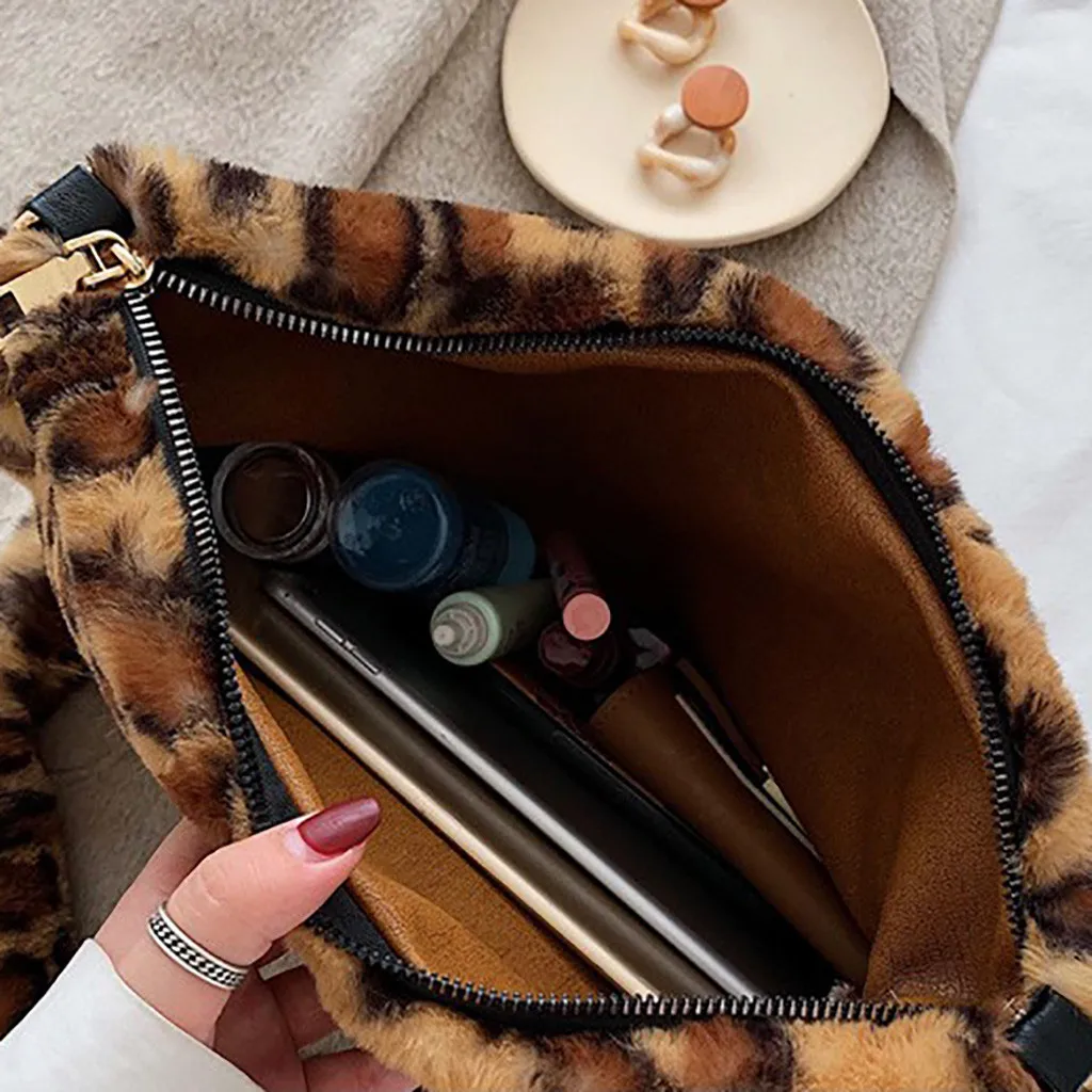 Leopard Crossbody Bags For Women Fashion Shoulder Bag Autumn Winter Messenger Bag Luxury Handbags Women Bags Designer New