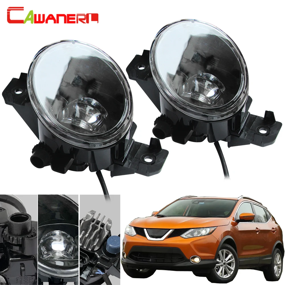 Cawanerl Car Styling LED Fog Light 4000LM Devil Eye Daytime Running Lamp DRL H11 12V For Nissan Rogue 2008 2009 2010 | Автомобили и