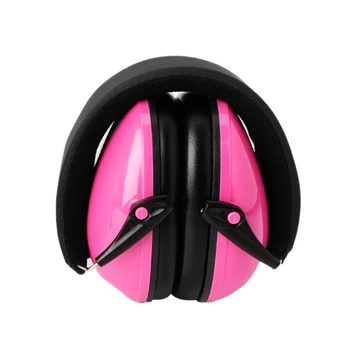 

Foldable Hearing Protection Ear Muffs Noise Cancelling Earmuff For Kids Child(Pink)