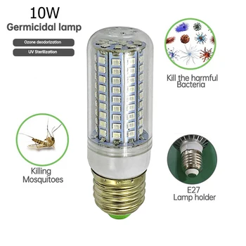 

E27 UVC Disinfection Sterilization Lamp 102 LED UV Germicidal Sterilizer Bulb For Household LED Disinfection Germicidal Light