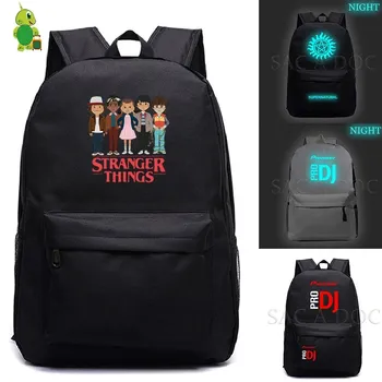 

Stranger Things Pioneer Pro Dj Supernatural Backpack Women Men Laptop Backpack Teenagers School Bags Kids Casual Travel Backpack