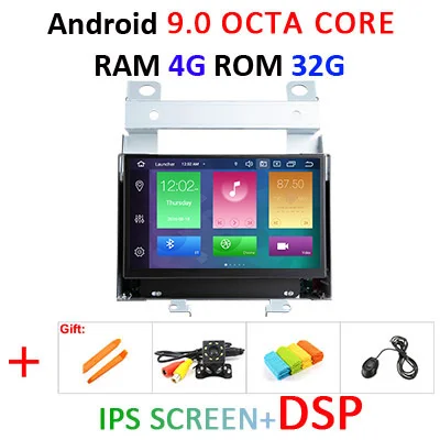 DSP ips Android 9,0 4G ram 64G автомобильное радио gps для Land Rover Freelander 2 2007-2012 Стерео навигационный экран Аудио без DVD плеера - Цвет: 9.0 4G 32G IPS DSP