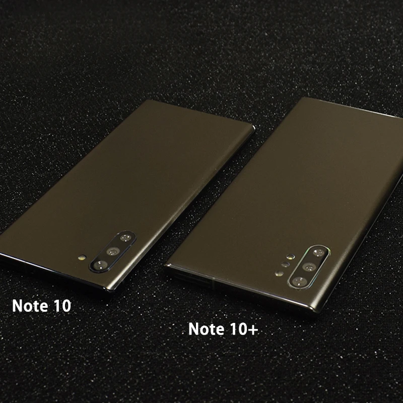 Красочная матовая пленка, пленка на заднюю панель, ледяная наклейка для SAMSUNG Galaxy Note 10 S10 Plus S10e S9 8+ Note 5 8 9 A8S A750 A60 80