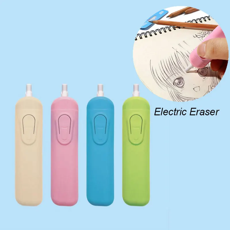 Sketch Pencils Eraser Pencil Electric Eraser Eraser Battery School