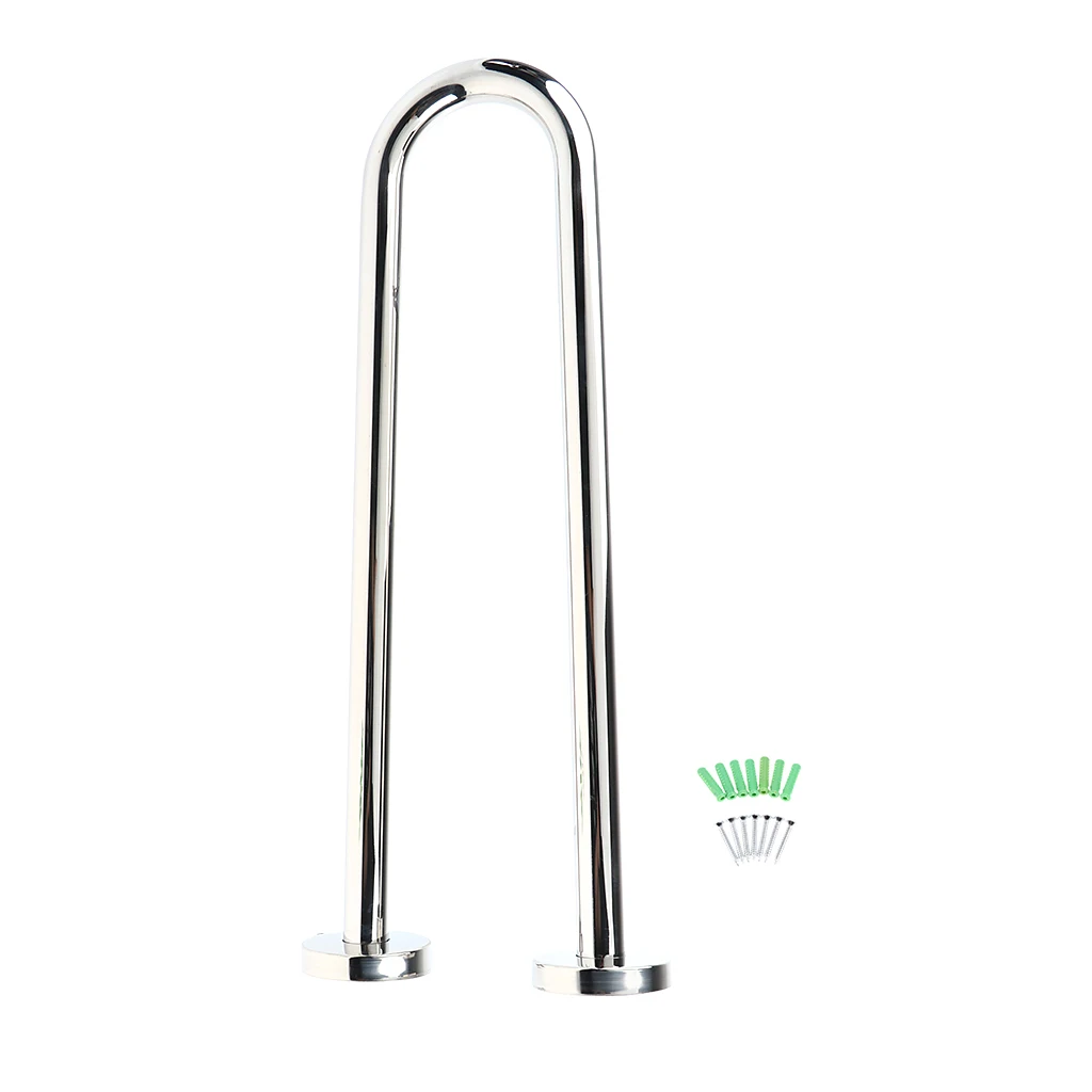 50cm/20inch Long Bathroom Grab Handle - Stainless Steel Handle Bar - Shower Safety Handle Rails for Bathtub Toilet