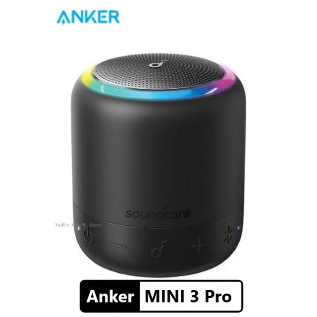 Arriesgado Araña de tela en embudo Contar Anker Altavoz Bluetooth Soundcore Mini 3 Pro, tecnología BassUp y  PartyCast, USB C, resistente al agua IPX7 y EQ A3127 personalizable| Altavoces portátiles| - AliExpress