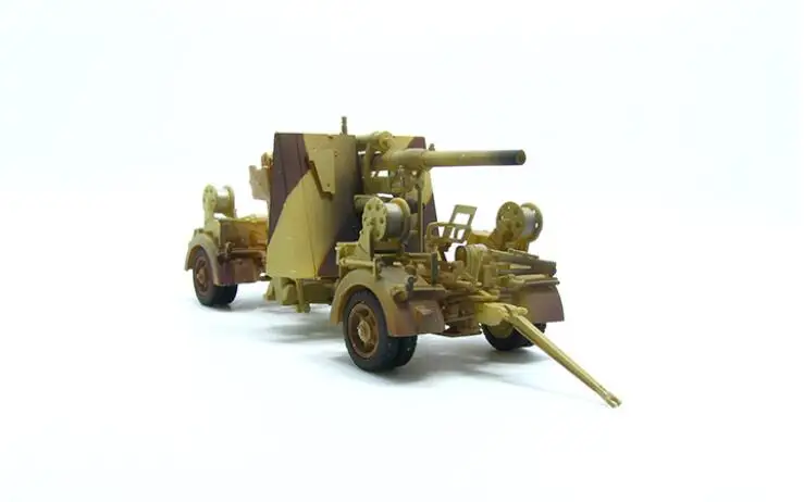 1: 72 Пособия по немецкому языку FLAK36 88 мм зенитная пушка пустыни покрытие модель превосходный продукт P0311