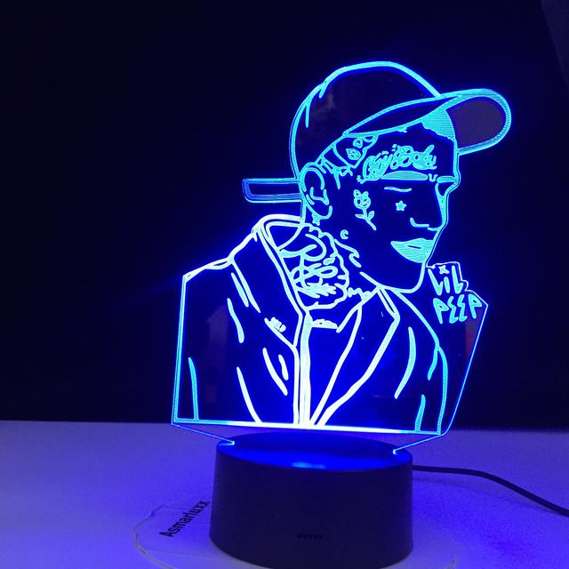 LIL PEEP 3D LED LAMP