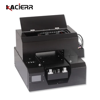 Günstig UV Drucker Mit 5 Farben Tinte Automatische Multi-funktion LED Flache A4 Größe Inkjet Für Handy Fall Foto Farbe Drucker