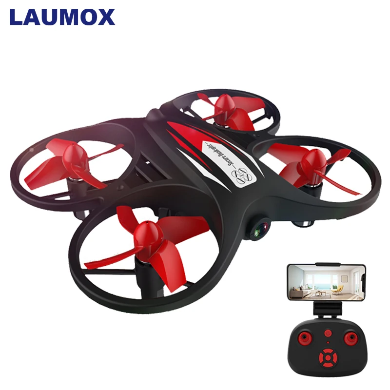 LAUMOX KF608 мини Радиоуправляемый Дрон с 720P wifi камерой Квадрокоптер режим удержания