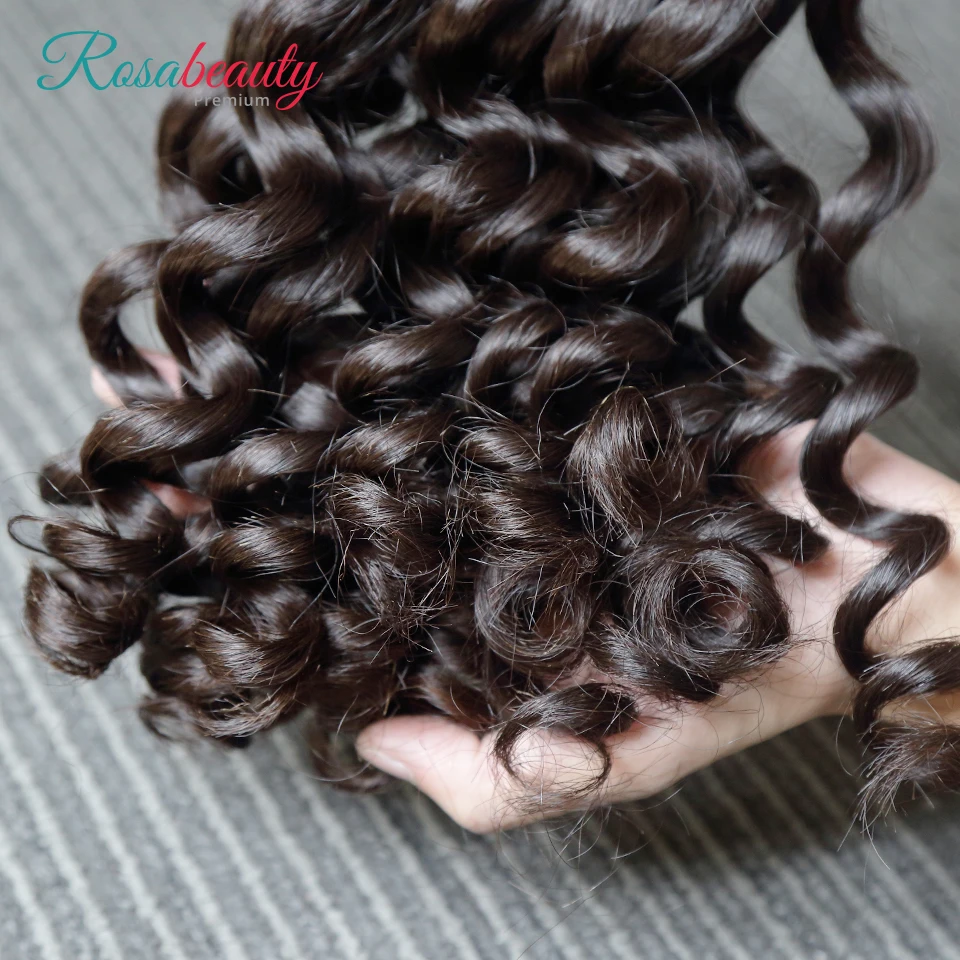 [Rosabeauty] OneCut волосы оптом Свободные кудрявые 8-30 32 дюймов H бразильские необработанные волосы натуральный цвет человеческие волосы ткачество 10 пучков предложение
