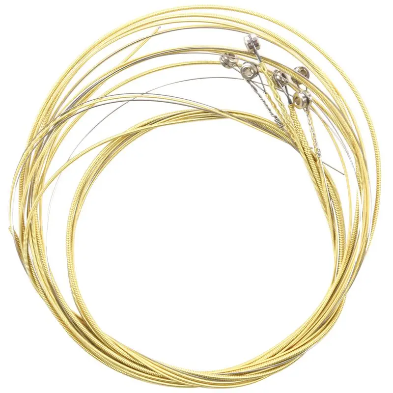 

Replacement 6 Pcs A406 Steel Strings Set for Acoustic Guitar