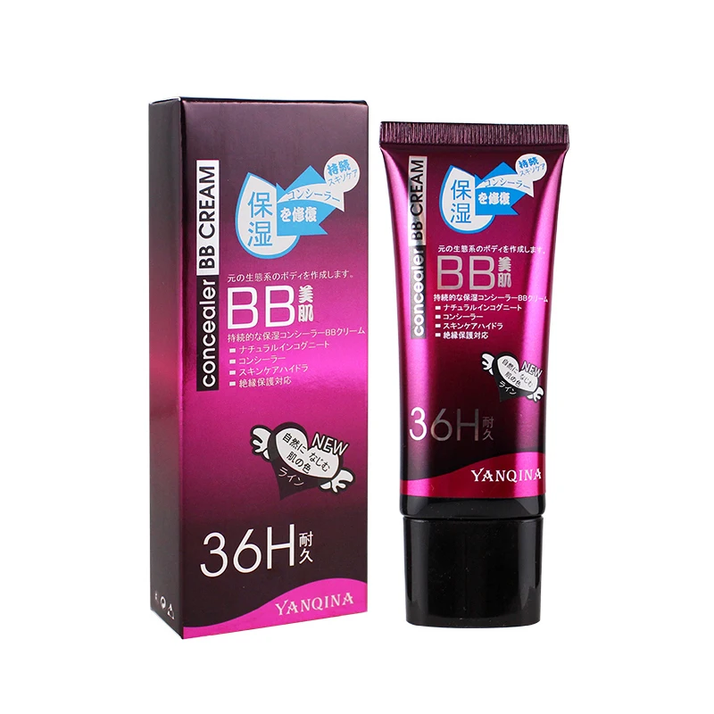

BB Cream Makeup Foundation Concealer Cream Full Cover Moisturizing Oil-control Waterproof Natural Nude Makeup TSLM1