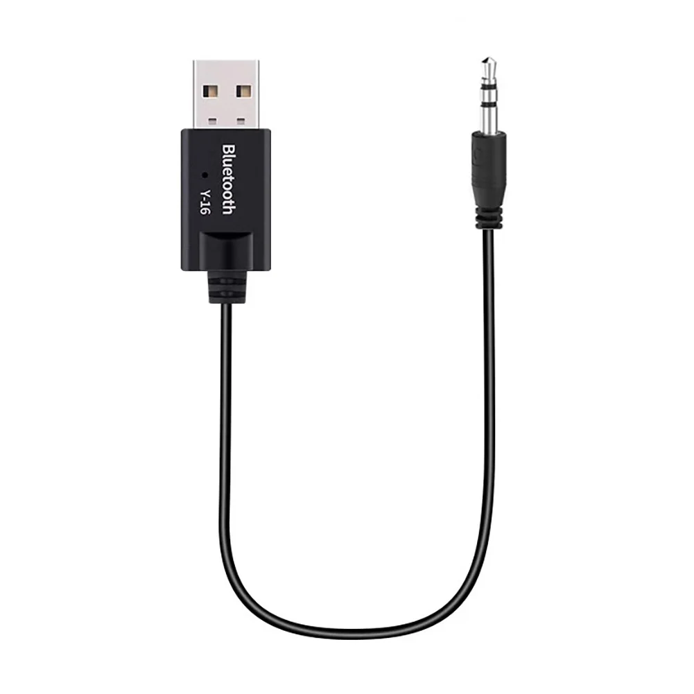 

Bluetooth Receiver USB Audio Receiver Bluetooth 5.0 Dongle 3.5mm AUX Jack Wireless Car Music Transmitter Adapter Cable