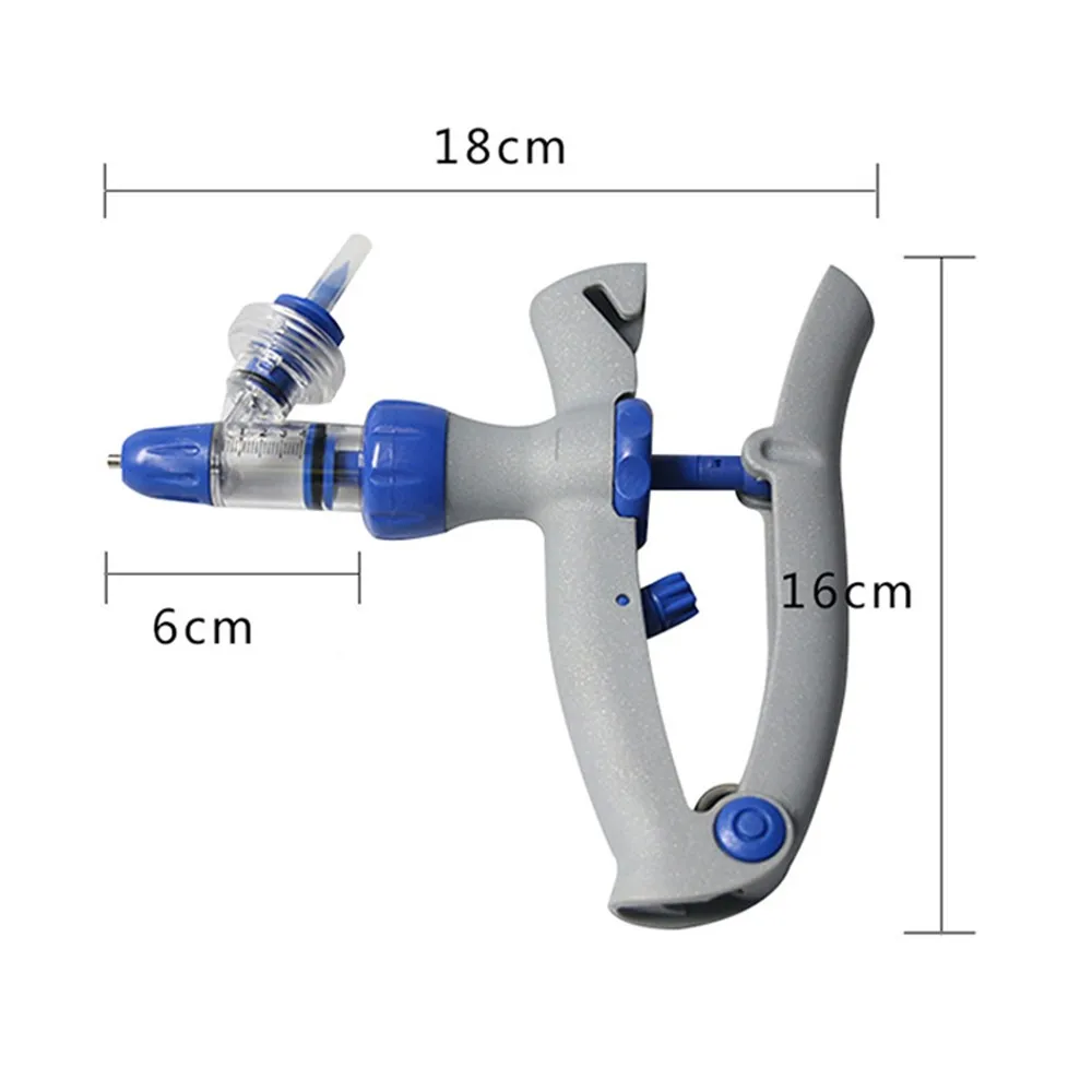 

Automatic Continuous Syringe Adjustable Medical Poultry Vaccine Injector Veterinary tool Veterinary Syringe For Chicken Duck