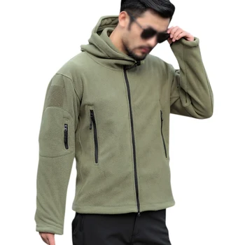 

Zipper Jackets Autumn Winter Casual Fleece Coats Scarf Collar Fashion Hooded Male Outwear