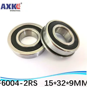 

100pcs/lot free shipping Wholesale Flange ball bearing F6004-2RS 15*32*9 mm