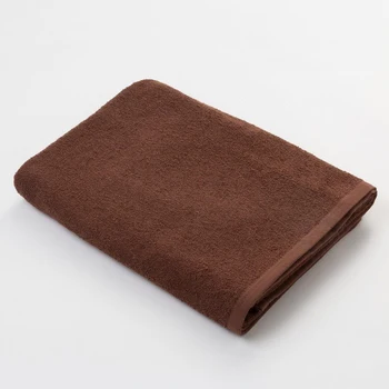 

Terry towel "Save and I", size 70x130 cm, color chocolate