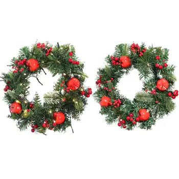 

New High Quality Christmas Growing Cherry Wreath Handmade Vine Pendant For Christmas Tree Decoration Ornament