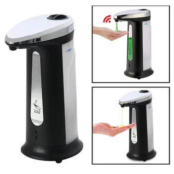 

Touchless Automatic Soap Dispenser, IR Infrared Motion Sensor Liquid Dish Sanitizer Hand Free Dish Soap Kitchen Bathroom