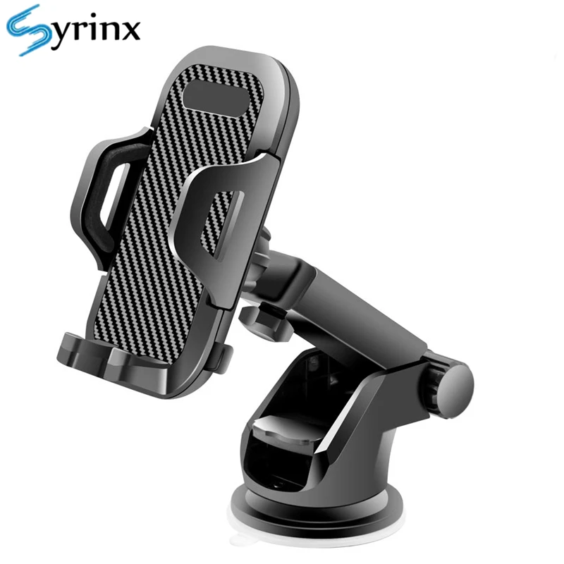 2020 New Long Arm Sucker Gravity Car Mobile Phone Holder Stand Universal Dashboard Clip Support For iPhone 11 PRO Accessories | Мобильные