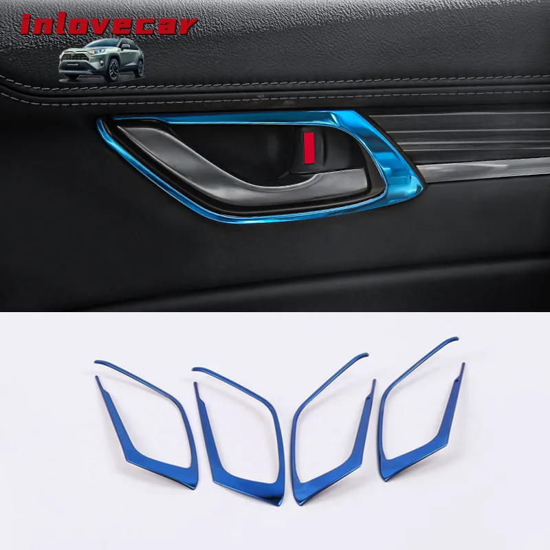 

Car stick trim Stainless steel inside door inner built handle bowl frame 4pcs 2017 2018 2019 2020 For Mazda CX-5 CX5 2nd Gen