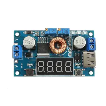 

5A Constant Voltage Step Down Converter Lithium Battery USB Charging Power Supply Module Solar Panel Power Bank Conversion Board