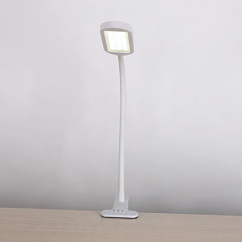 1 стол для компьютера лампы USB светодиодный настольный светильник клип на стол лампа Студенческая кровать лампа для чтения гибкий светодиодный клипер настольный свет Регулируемый