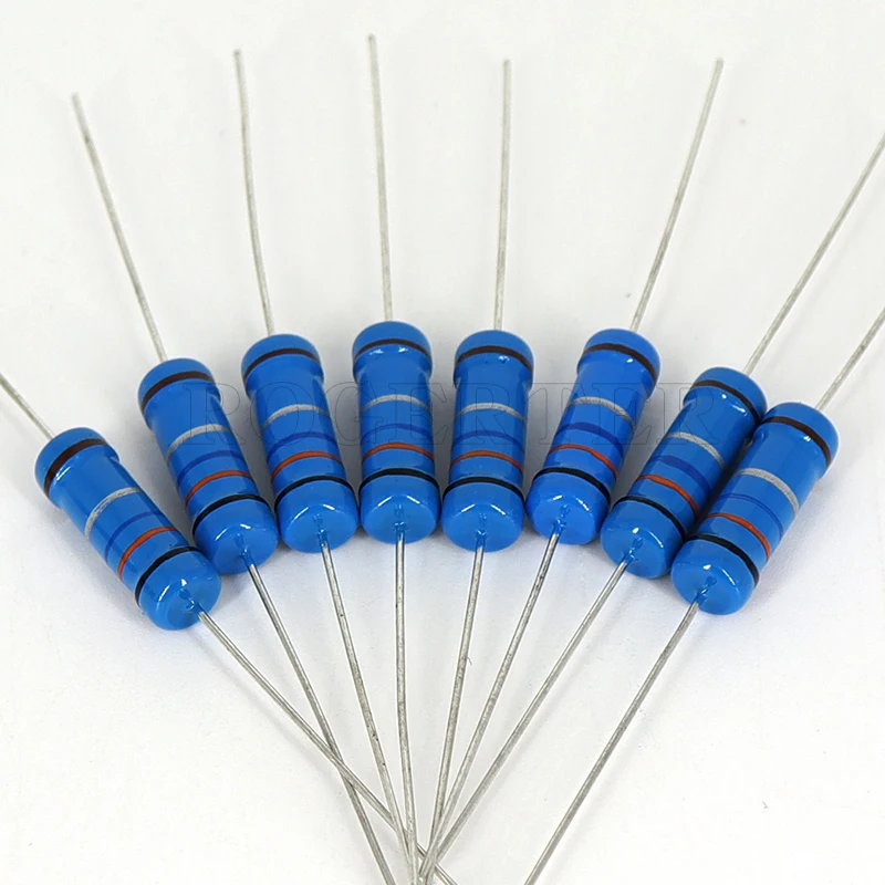 20pcs 3W 1%Metal Film Resistor 0.1R-4.7MR ohm DIP resistance Watts3 Precision1 Various specifications are available resistencias