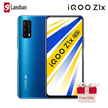 شراءأحدث فيفو 5G IQOO Z1x سيلولار أنف العجل 765G 48MP الثلاثي كاميرا خلفية 6.57 ''120Hz سباق الشاشة 5000mAh بطارية الهاتف الذكي