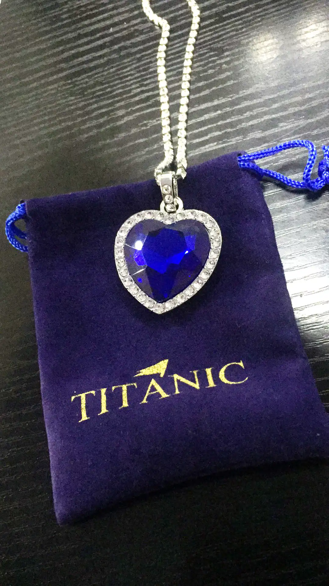 Titanic Ocean Blue Heart 