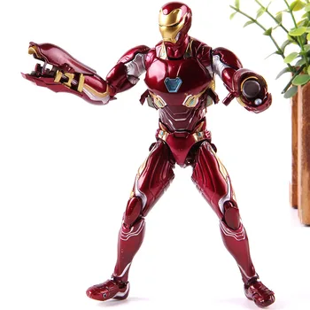 

SHF Avengers Endgame Iron Man MK50 Nano Weapon set 2 /iron man mk85 PVC Action Figure Collection Model Toys Gift Doll