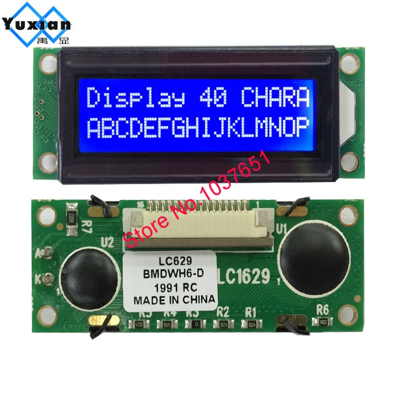 Маленький мини размер 1602 16*2 ЖК-дисплей модуль персонажа ЖК-LC1629SFDWH6-D HD44780 OM16213 FMA16213 LMB162XBC PC1602-K