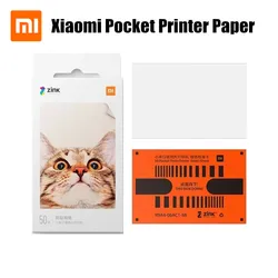 Xiaomi – papier pour imprimante de poche ZINK Original, auto adhésif, 10/20/50 feuilles, pour Mini imprimante Photo de poche Xiaomi 3 pouces 