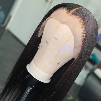 

13x4 Straight Wig 130% Lace Front Human Hair Wigs For Black Women Brazilian Remy Hair Pre Plucked Lace Wig With Baby Hair