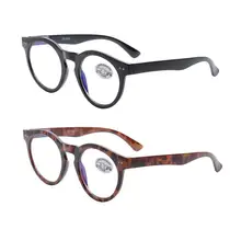 2 шт., синий светильник, блокирующие очки, Круглые ретро очки, оправа, анти-синие компьютерные очки, компьютерные очки, прозрачные линзы, очки