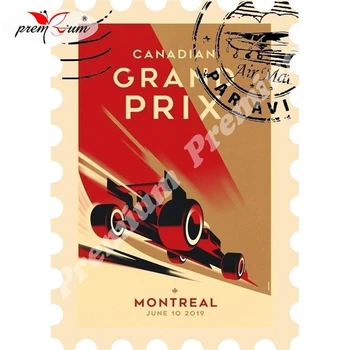 

Fridge magnet souvenir Grand Prix Репринт винтажного постера