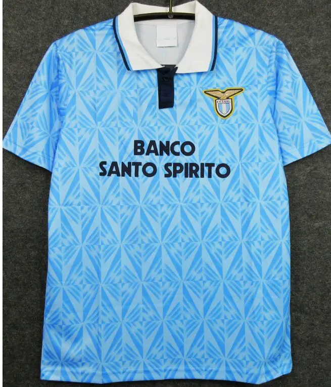 ВЫСОЧАЙШЕЕ тайское качество Maglia Calcio итальянские Гаскойн 10 Лацио 1991 1992 Ретро