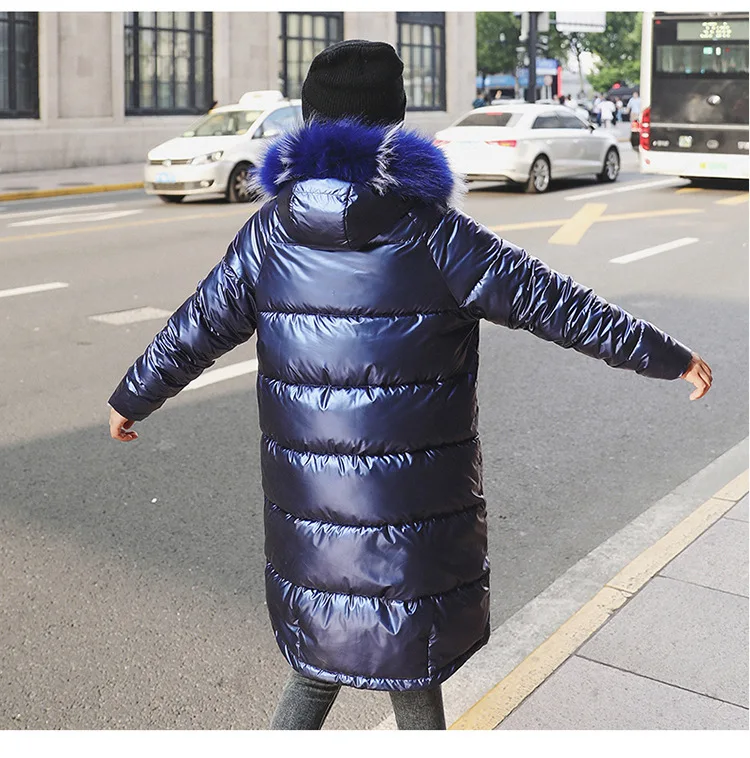 Зимняя куртка для женщин, хлопковая стеганая куртка, зимняя коллекция, han edition, новая Женская Студенческая Длинная утепленная куртка, пальто