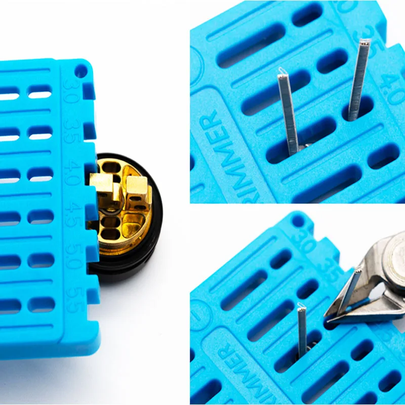 

Coil Trimming Cutting Tool For RDA DIY Vape Wire Coil Ruler Trimmer Building Electronic Cigarette Vape Accessories