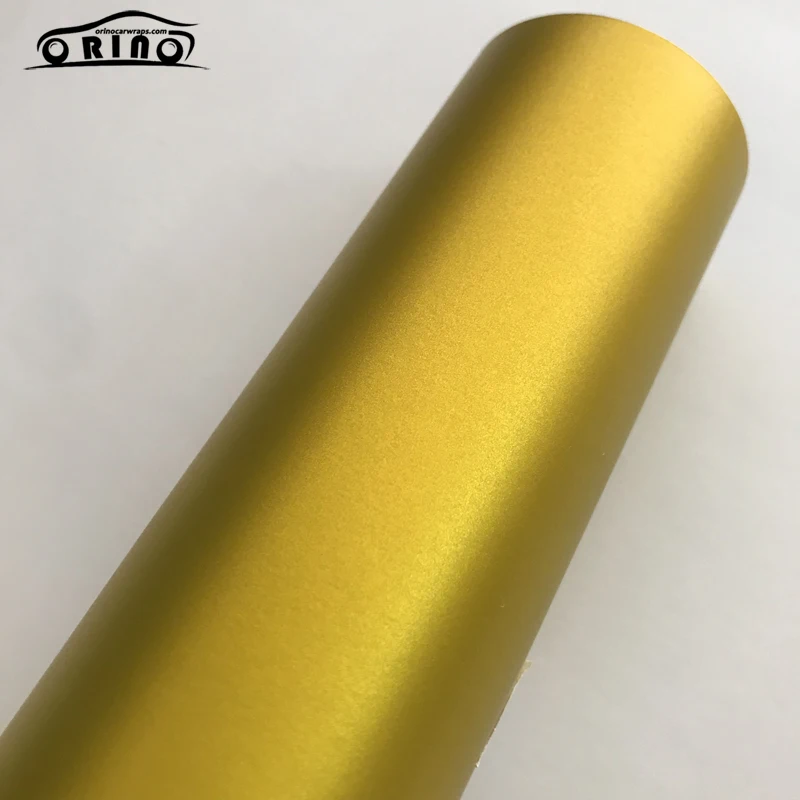 Gold Matt Metallic Vinyl Wrap Sticker-3