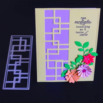 

YINISE Metal Cutting Dies For Scrapbooking Stencils BACKGROUND DIY CUT Album Cards Decoration Embossing Folder Craft Die Cuts