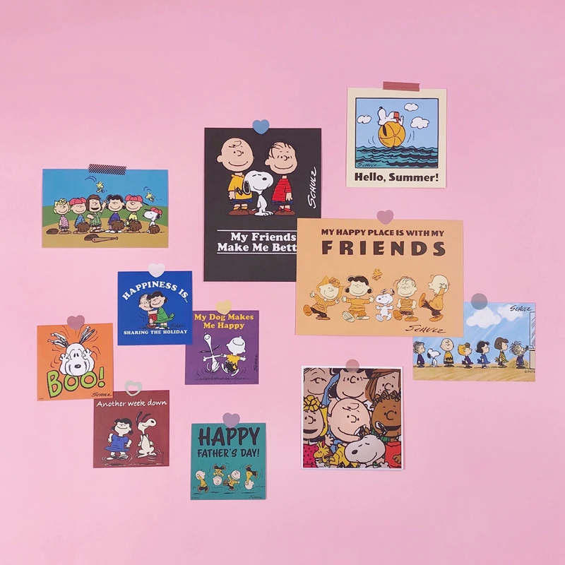 

11Sheets Cartoon Rogue Dog Cards Creative Postcard Bedrooms Wall Cute Sticker Decorative Painting Diy Photograph Prop Stationery